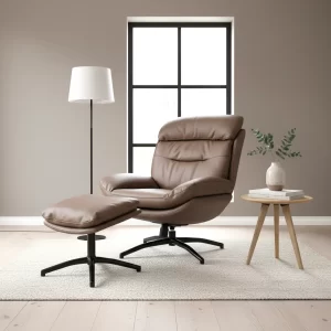 Havana lepotuoli + rahi, ruskea