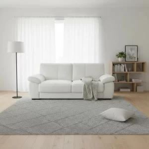 Milo 3-istuttava sohva, valkoinen