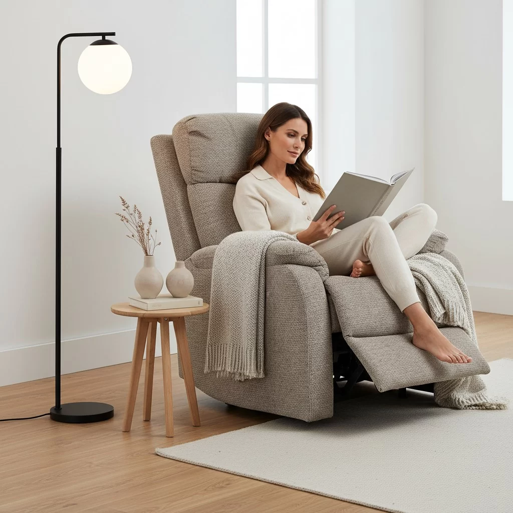 Vegas recliner kangas beige - Image 2